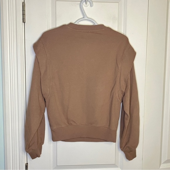 Dynamite Greige  Crewneck Sweat Shirt - Picture 6 of 6